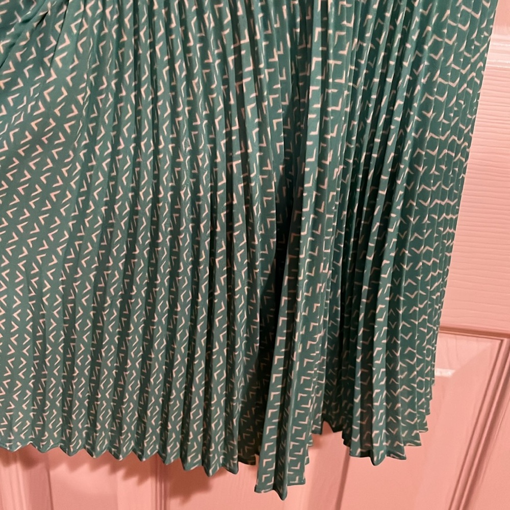 Anthropologie Maeve Canyon Creek Turquoise Dress Petite 6 - Picture 5 of 7